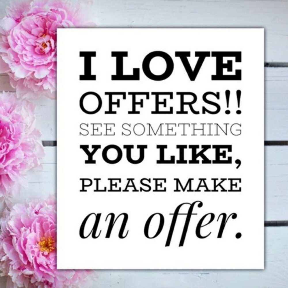 Send offers on anything you like & bundle to get more & pay less posh friends!!